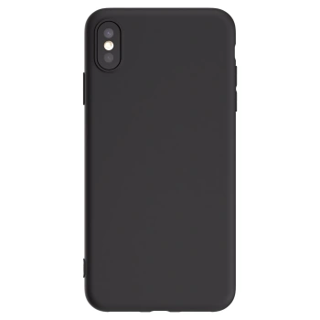 Picasee Apple iPhone XS Max Hülle - Schwarzes Silikon - Individuelles Fotodesign