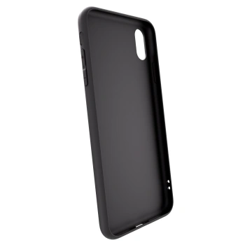 Picasee Apple iPhone XS Max Hülle - Schwarzes Silikon - Dark Elegance