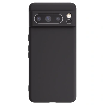 Picasee Google Pixel 8 Pro Hülle - Schwarzes Silikon - Individuelles Fotodesign