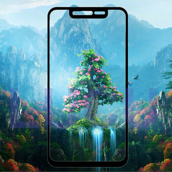 Picasee gehärtetes 3D Schutzglas mit Rahmen für LG G8s ThinQ - schwarz