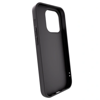 Picasee Apple iPhone 14 Pro Hülle - Schwarzes Silikon - Diamanty White