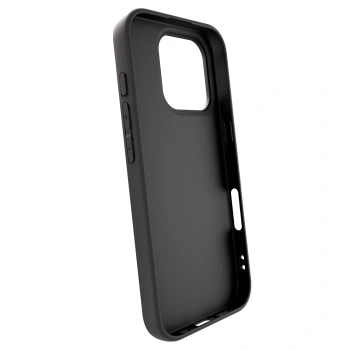 Picasee Apple iPhone 16 Pro Hülle - Schwarzes Silikon - Black Bliss