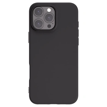 Picasee Apple iPhone 16 Pro Max Hülle - Schwarzes Silikon - Individuelles Fotodesign