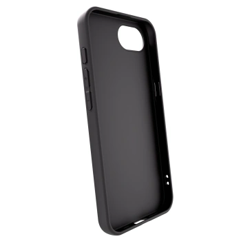 Picasee Apple iPhone 16e Hülle - Schwarzes Silikon - Red Lily