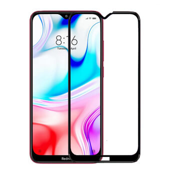 Picasee gehärtetes 3D Schutzglas mit Rahmen für Xiaomi Redmi 8 - schwarz