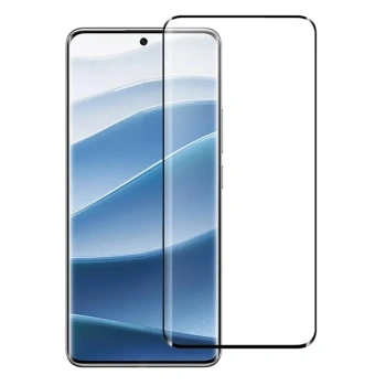 Gehärtetes 3D Schutzglas mit Rahmen für Xiaomi Redmi Note 15 - schwarz