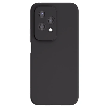 Picasee Honor 200 Lite Hülle - Schwarzes Silikon - Individuelles Fotodesign