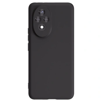 Picasee Honor 200 Pro 5G Hülle - Schwarzes Silikon - Individuelles Fotodesign