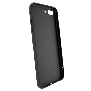 Picasee Apple iPhone 8 Plus Hülle - Schwarzes Silikon - Boss Mama