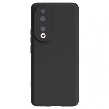 Picasee Honor 90 5G Hülle - Schwarzes Silikon - Individuelles Fotodesign