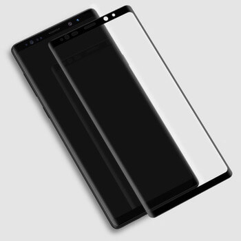 Gehärtetes 3D Schutzglas für Samsung Galaxy Note 9 N960F - schwarz