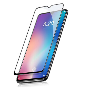 Gehärtetes 3D Schutzglas mit Rahmen für Xiaomi Mi 9 Lite - schwarz