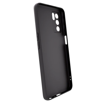 Picasee OPPO A16 Hülle - Schwarzes Silikon - Brown Tiger