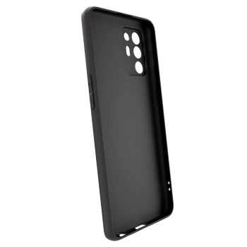 Picasee OPPO A94 5G Hülle - Schwarzes Silikon - Block Grid