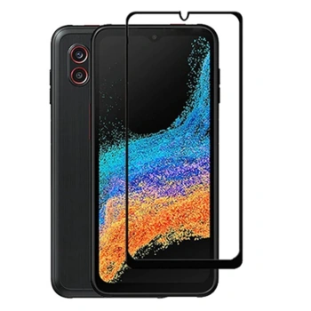 Gehärtetes 3D Schutzglas mit Rahmen für Samsung Galaxy Xcover 7 - schwarz