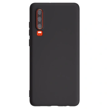Picasee Huawei P30 Hülle - Schwarzes Silikon - Individuelles Fotodesign
