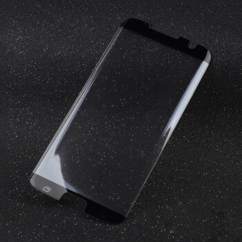 Picasee 3D gehärtetes Schutzglas für Samsung Galaxy S7 Edge G935F - schwarz