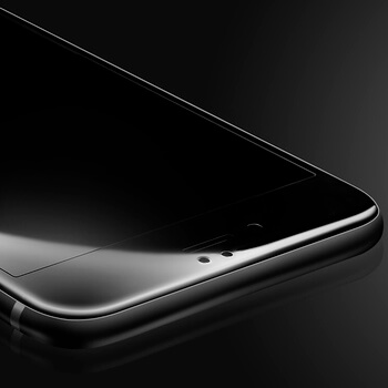 Picasee gehärtetes 3D Schutzglas mit Rahmen für Apple iPhone 8 Plus - schwarz
