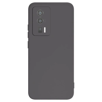 Picasee Xiaomi Poco F5 Pro 5G Hülle - Schwarzes Silikon - Individuelles Fotodesign
