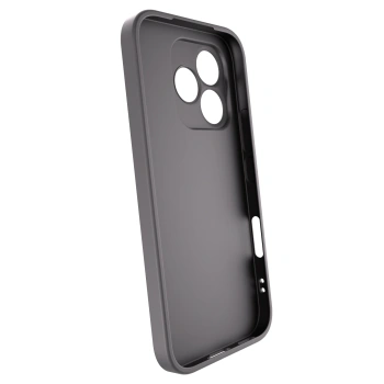Picasee Honor 600 Lite Hülle - Schwarzes Silikon - Dark Elegance