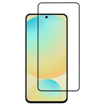 Gehärtetes 3D Schutzglas mit Rahmen für Samsung Galaxy S26 FE - schwarz