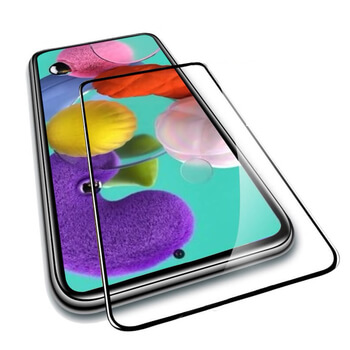 3x Picasee gehärtetes 3D Schutzglas mit Rahmen für Samsung Galaxy A71 A715F - schwarz - 2+1 gratis