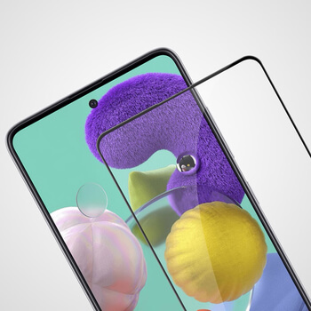 3x Picasee gehärtetes 3D Schutzglas mit Rahmen für Samsung Galaxy A71 A715F - schwarz - 2+1 gratis