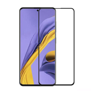 3x Picasee gehärtetes 3D Schutzglas mit Rahmen für Samsung Galaxy A71 A715F - schwarz - 2+1 gratis