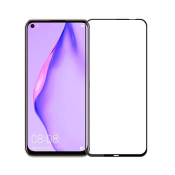 Picasee gehärtetes 3D Schutzglas mit Rahmen für Huawei P40 Lite - schwarz