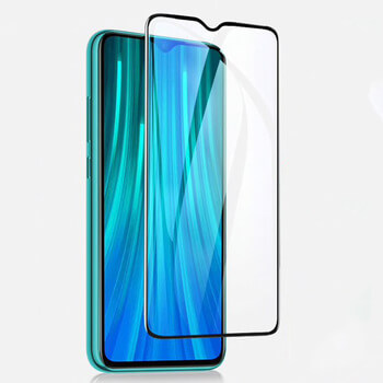 Gehärtetes 3D Schutzglas mit Rahmen für Xiaomi Redmi Note 8 Pro - schwarz