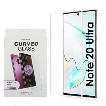 3x Picasee 3D UV gebogenes Schutzglas für Samsung Galaxy Note 20 Ultra - 2+1 gratis