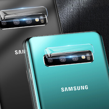 3x Picasee gehärtetes Schutzglas für das Kamerobjektiv des Mobiltelefons Samsung Galaxy S10 G973 2+1 gratis