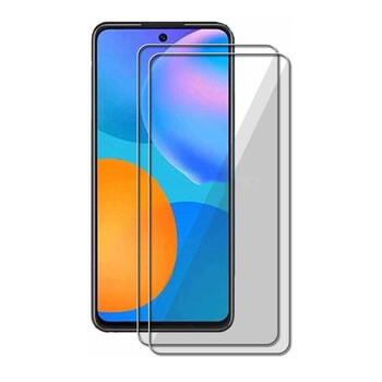 3x Picasee gehärtetes 3D Schutzglas mit Rahmen für Huawei P Smart 2021 - schwarz - 2+1 gratis