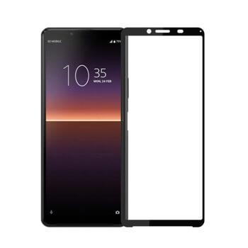 3x gehärtetes 3D Schutzglas für Sony Xperia 10 II - schwarz