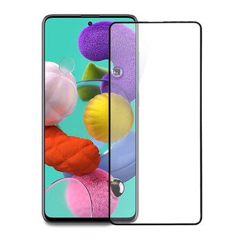 Picasee gehärtetes 3D Schutzglas mit Rahmen für Samsung Galaxy M51 M515F - schwarz