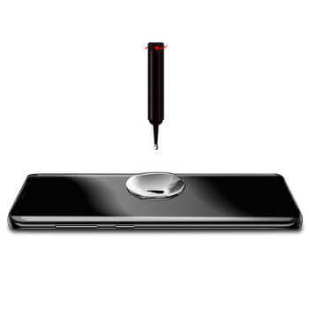 Picasee 3D UV gebogenes Schutzglas für Samsung Galaxy S21 Ultra 5G G998B