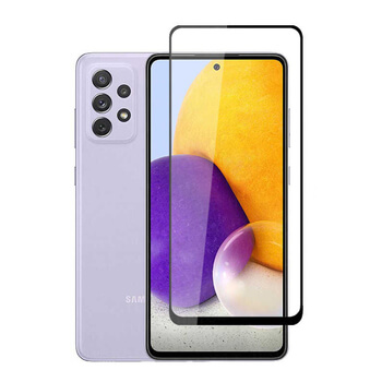 3x Picasee gehärtetes 3D Schutzglas mit Rahmen für Samsung Galaxy A52 5G A525F - schwarz - 2+1 gratis
