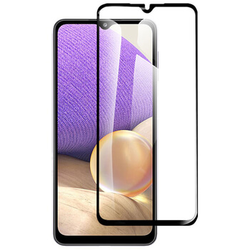 3x Picasee gehärtetes 3D Schutzglas mit Rahmen für Samsung Galaxy A32 5G A326B - schwarz - 2+1 gratis