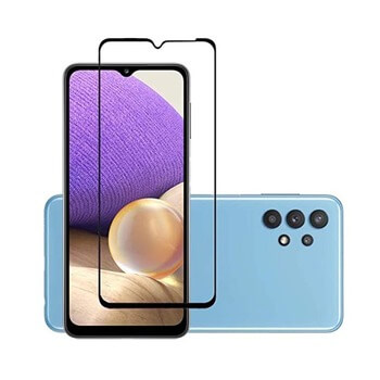 Picasee gehärtetes 3D Schutzglas mit Rahmen für Samsung Galaxy A32 4G SM-A325F - schwarz