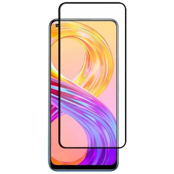 3x Picasee gehärtetes 3D Schutzglas mit Rahmen für Realme 8 Pro - schwarz - 2+1 gratis