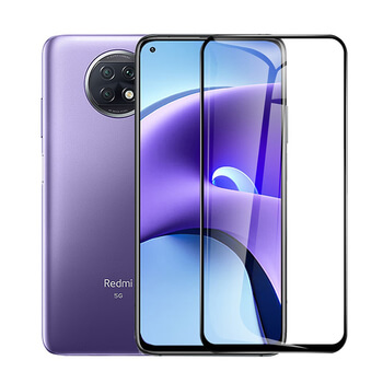 Picasee gehärtetes 3D Schutzglas mit Rahmen für Xiaomi Redmi Note 9T - schwarz