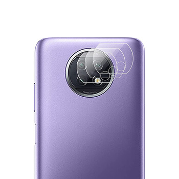 3x gehärtetes Schutzglas für das Kamerobjektiv für Xiaomi Redmi Note 9T