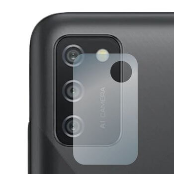 3x Picasee gehärtetes Schutzglas für das Kamerobjektiv des Mobiltelefons Samsung Galaxy A02s A025G 2+1 gratis
