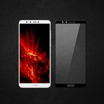 Picasee gehärtetes 3D Schutzglas mit Rahmen für Huawei Y6 Prime 2018 - schwarz