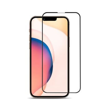 3x gehärtetes 3D Schutzglas mit Rahmen für Apple iPhone 13 - schwarz - 2+1 gratis