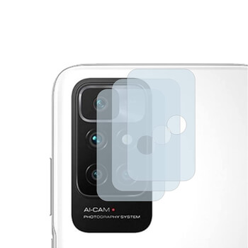 3x gehärtetes Schutzglas für das Kamerobjektiv für Xiaomi Redmi 10