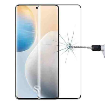 Picasee 3D UV gebogenes Schutzglas für Vivo X60 Pro 5G