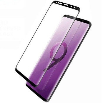 Picasee 3D gehärtetes Schutzglas für Samsung Galaxy S9 Plus G965F - schwarz