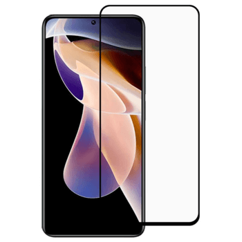 3x Picasee gehärtetes 3D Schutzglas mit Rahmen für Xiaomi Redmi Note 11 Pro 5G - schwarz - 2+1 gratis