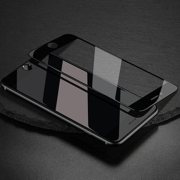 Picasee gehärtetes 3D Schutzglas mit Rahmen für Apple iPhone SE 2022 - schwarz